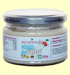 Crema de Coco Bio - Ayurveda - 225 gramos