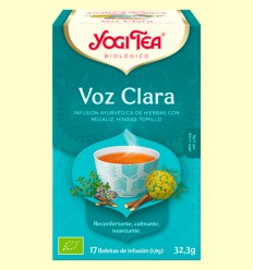 Voz Clara Bio - Yogi Tea - 17 infusiones
