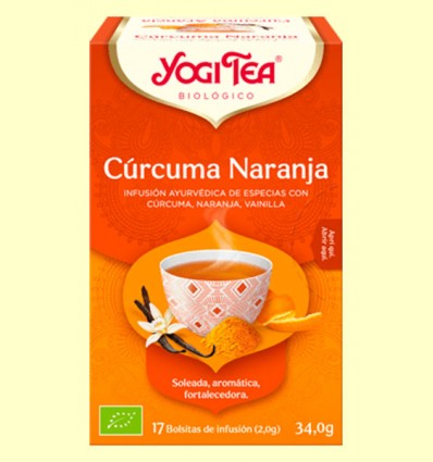 Cúrcuma Naranja Bio - Yogi Tea - 17 infusiones