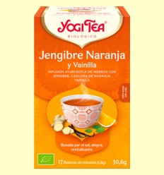 Jengibre Naranja y Vainilla Bio - Yogi Tea - 17 infusiones