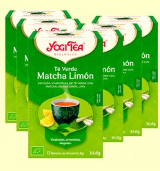 Té Verde Matcha Limón Bio - Yogi Tea - Pack 6 x 17 infusiones