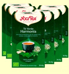 Té Verde Harmonía Bio - Yogi Tea - Pack 6 x 17 infusiones