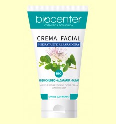 Crema Facial Hidratante Reparadora Bio - Higo Chumbo Alcaparra Olivo - Biocenter - 75 ml