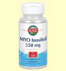 MYO Inositol 550 mg - Laboratorios Kal - 57 gramos