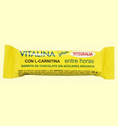 Barrita Vitalina Plus Entre Horas Sin Azúcares - Chocolate - Integralia - 35 gramos