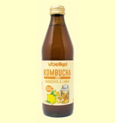 Kombucha Maracuyá y Limón Bio - Voelkel - 330 ml