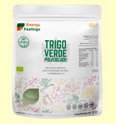 Hierba de Trigo Verde Pulverizado Eco - Energy Feelings - 1 kg
