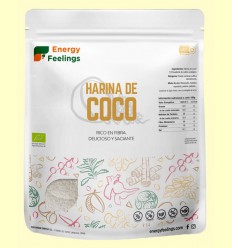 Harina de Coco Eco - Energy Feelings - 1 kg