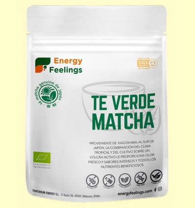 Té Matcha Ecológico - Energy Feelings - 100 gramos