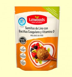 Semillas de Lino Molidas con Bacillus Coagulans y Vitamina D - Linwoods - 200 gramos