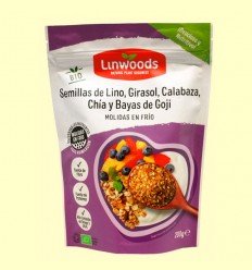 Semillas de Lino Girasol Calabaza Chía y Bayas de Goji Bio - Linwoods - 200 gramos