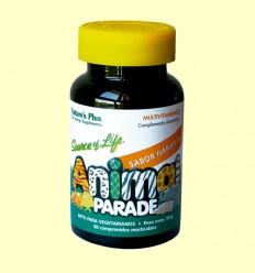 Animal Parade Multivitamínico Sabor Naranja - Natures Plus - 60 comprimidos