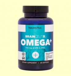 Brainceutix Omega+ - Natures Plus - 60 perlas