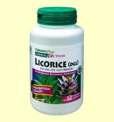 Regaliz - Licorice DGL - Natures Plus - 60 cápsulas