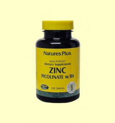 Picolinato de Zinc - Minerales - Natures Plus - 120 comprimidos