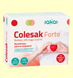 Colesak Forte - Colesterol - Sakai - 30 cápsulas