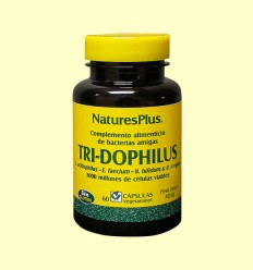 Tri-Dophilus - Regulador intestinal - Natures Plus - 60 cápsulas