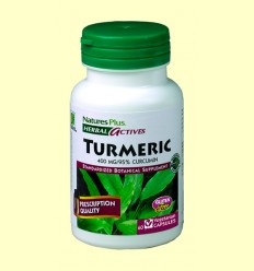 Turmeric - Cúrcuma - Natures Plus - 60 cápsulas