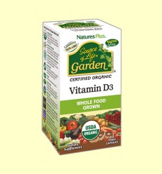 Vitamin D3 Garden - Natures Plus - 60 cápsulas