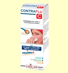 Contra Flu Jarabe Adultos - Vitamina C - Gricar - 150 ml