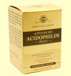 Acidophilus Plus Avanzado - Digestivo - Solgar - 60 cápsulas vegetales