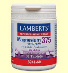 Magnesio 375 - Magnesio - Lamberts - 60 tabletas