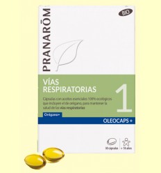 Oléocaps + 1 Vías Respiratorias Bio - Pranarom - 30 cápsulas
