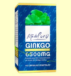 Ginkgo 6500 mg Estado Puro - Tongil - 40 cápsulas