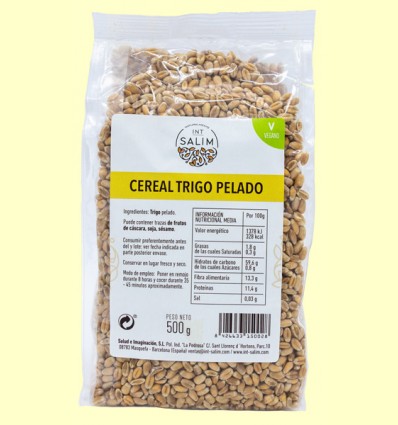 Cereal Trigo Pelado - Int-Salim - 500 gramos