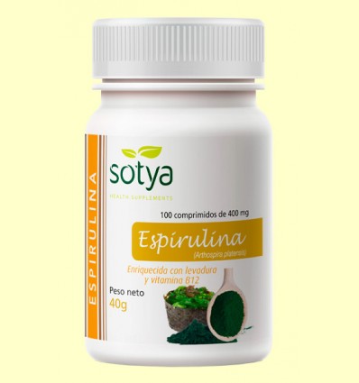 Espirulina - Sotya - 100 comprimidos