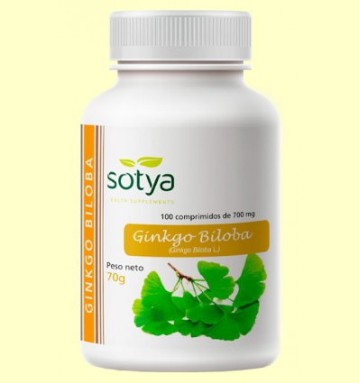 Ginkgo Biloba - Sotya - 100 comprimidos
