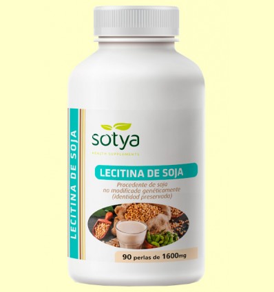 Lecitina de Soja 1600 mg - Sotya - 90 perlas