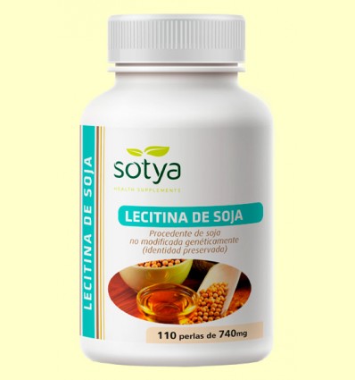 Lecitina de Soja 740 mg - Sotya - 110 perlas