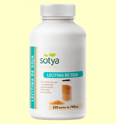 Lecitina de Soja 740 mg - Sotya - 220 perlas