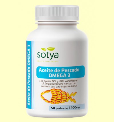Omega-3 1400 mg Aceite de Pescado - Sotya - 50 perlas