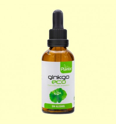 Ginkgo - Ginkgo biloba L - Extracto Eco Sin Alcohol - Plantis - 50 ml