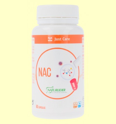 NAC 600 mg N-Acetil Cisteína - Naturlider - 60 cápsulas