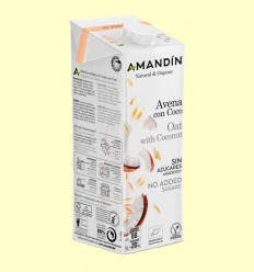 Bebida de Avena con Coco Bio - Amandin - 1 litro