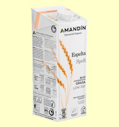 Bebida de Espelta Bio - Amandin - 1 litro