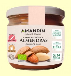 Crema Ecológica de Almendras - Amandin - 330 gramos
