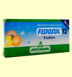 Fisiosol 12 Fósforo - Specchiasol - 20 ampollas