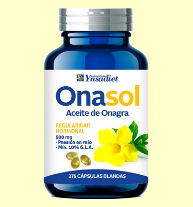 Onasol Aceite de Onagra - Ynsadiet - 275 cápsulas vegetales