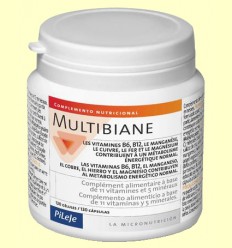 Multibiane - Vitaminas y minerales - PiLeJe - 120 cápsulas