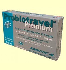 Probiotravel Premium Ayuda Digestiva - Airbiotic - 30 cápsulas