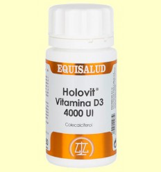 Holovit Vitamina D3 4000 UI - Equisalud - 50 perlas