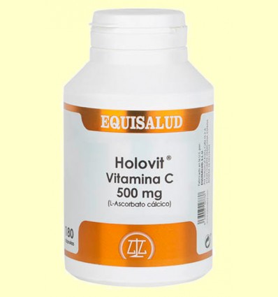 Holovit Vitamina C 500 mg - Equisalud - 180 cápsulas