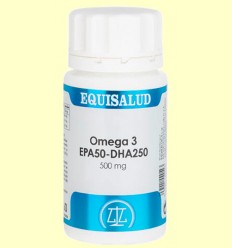 Omega 3 EPA50 DHA250 500 mg - Equisalud - 60 cápsulas