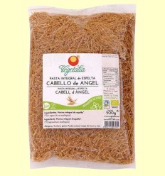 Cabello de Ángel - Pasta Integral de Espelta Bio - Vegetalia - 500 gramos