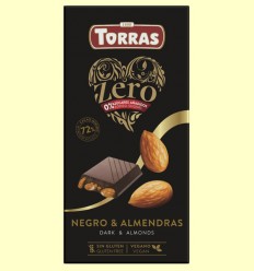 Chocolate Negro con Almendras Zero - Torras - 150 gramos