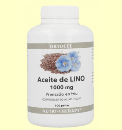 Aceite de Lino 1000 mg - Ortocel - 100 perlas